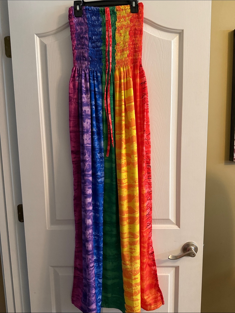 Target Rainbow Strapless Maxi Dress - Multicolor